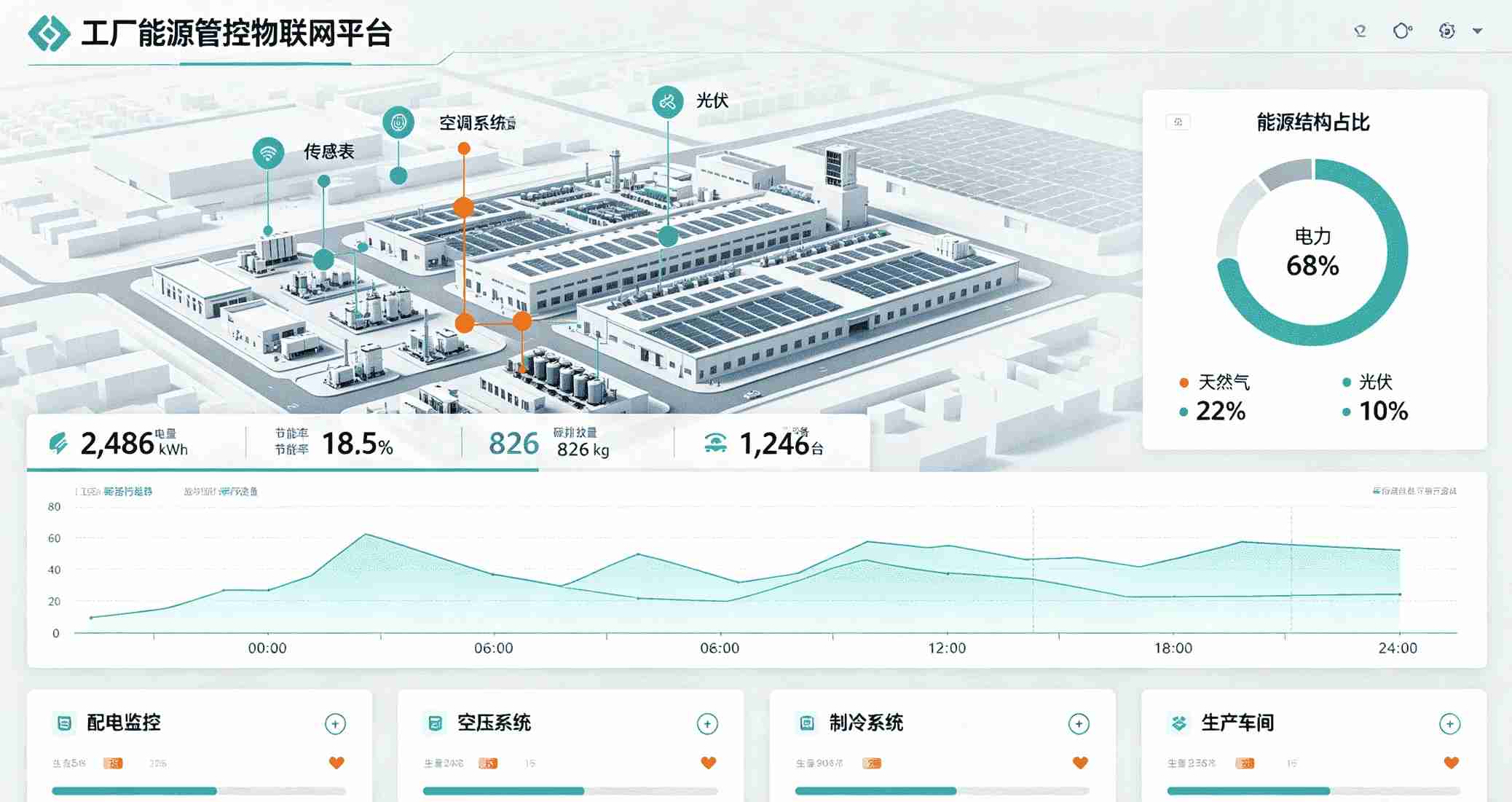 工厂能源管控物联网平台
