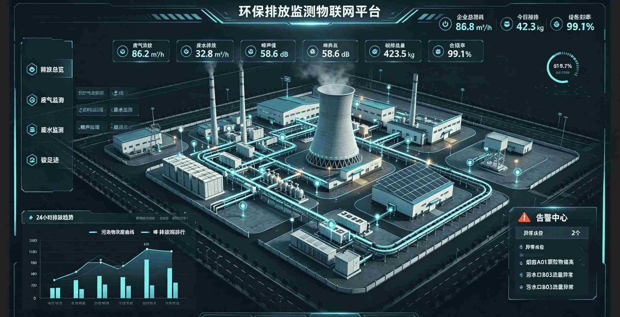 环保排放监测物联网平台